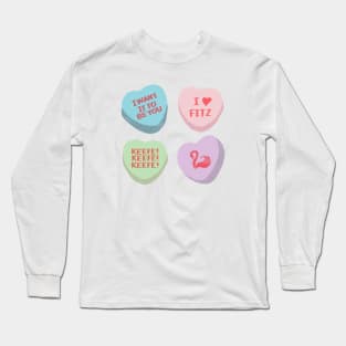 Fitz Keeper of the Lost Cities Conversation Hearts Long Sleeve T-Shirt